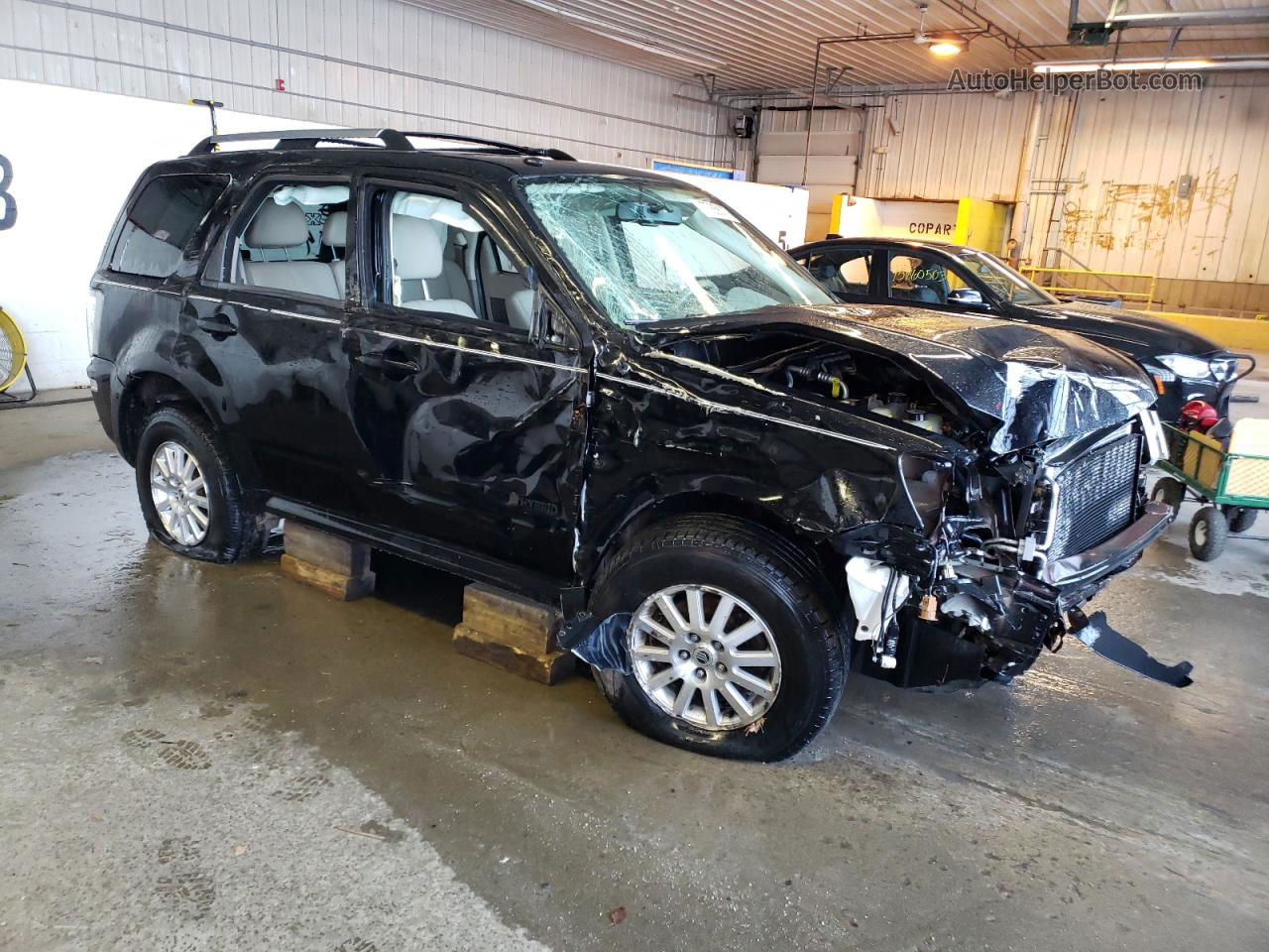 2010 Mercury Mariner Hybrid Black vin: 4M2CN3K36AKJ11305