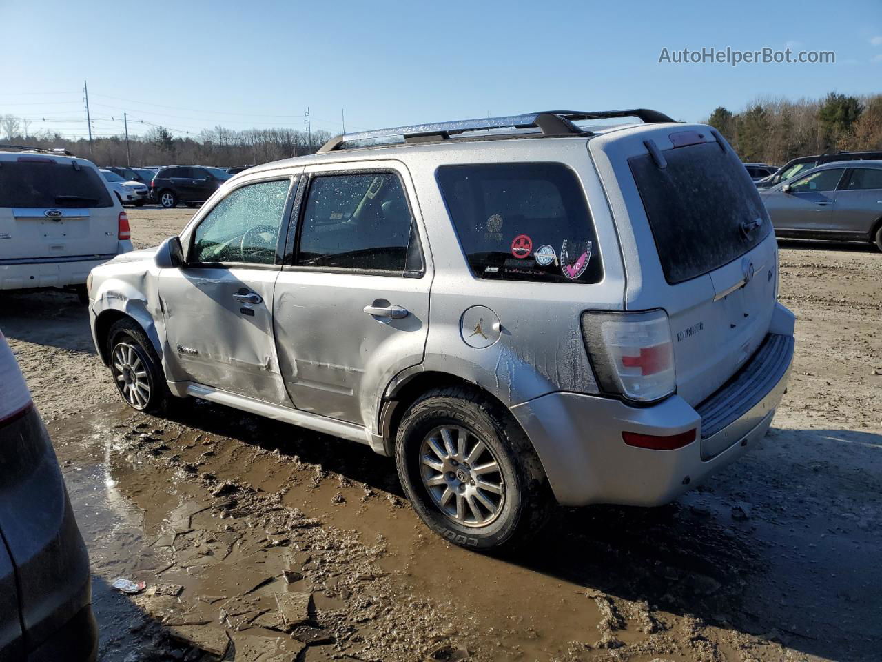 2010 Mercury Mariner Hybrid Серебряный vin: 4M2CN3K38AKJ08213