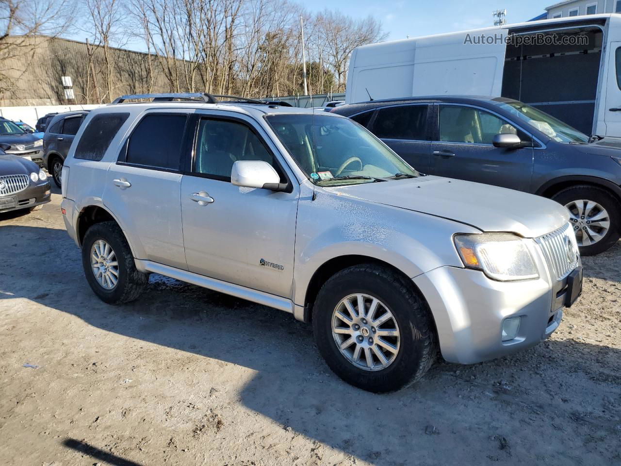 2010 Mercury Mariner Hybrid Серебряный vin: 4M2CN3K38AKJ08213