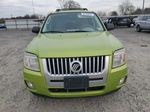 2011 Mercury Mariner Hybrid Зеленый vin: 4M2CN3K38BKJ03532