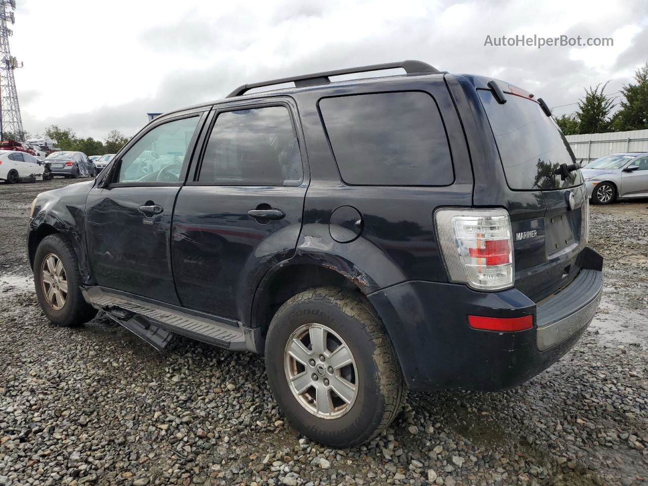 2010 Mercury Mariner  Черный vin: 4M2CN8B70AKJ03572