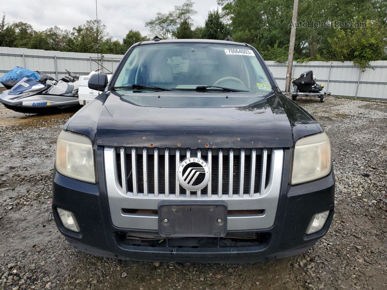 2010 Mercury Mariner  Black vin: 4M2CN8B70AKJ03572