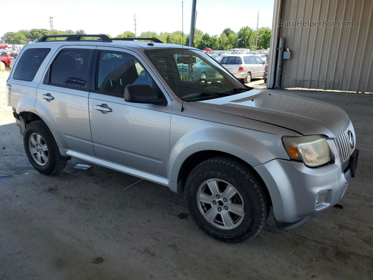 2010 Mercury Mariner  Silver vin: 4M2CN8B70AKJ16242