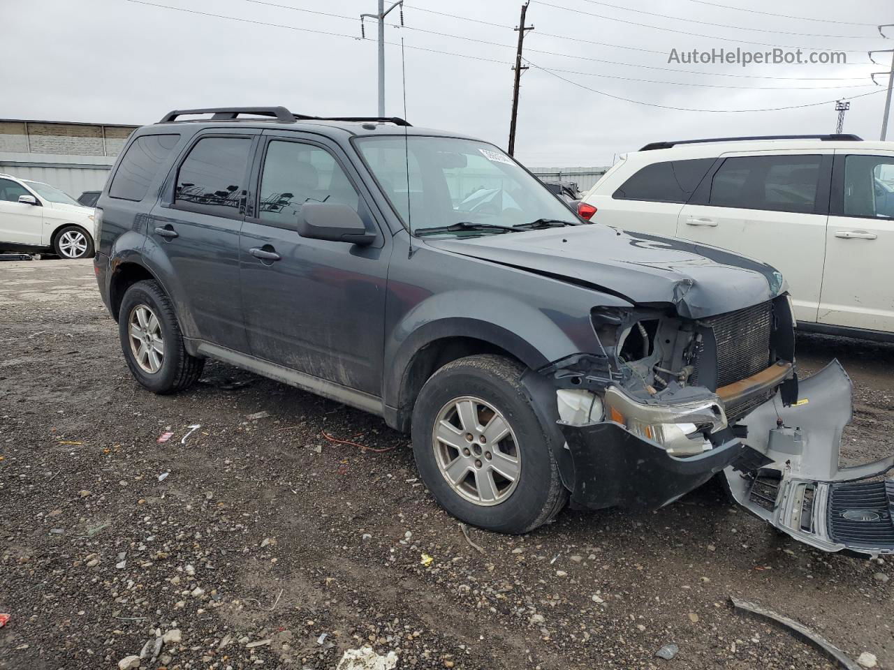 2010 Mercury Mariner  Blue vin: 4M2CN8B71AKJ08117