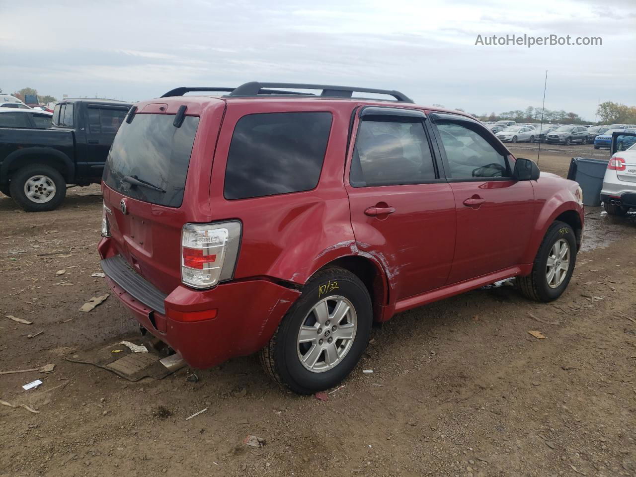 2011 Mercury Mariner  Красный vin: 4M2CN8B71BKJ00732