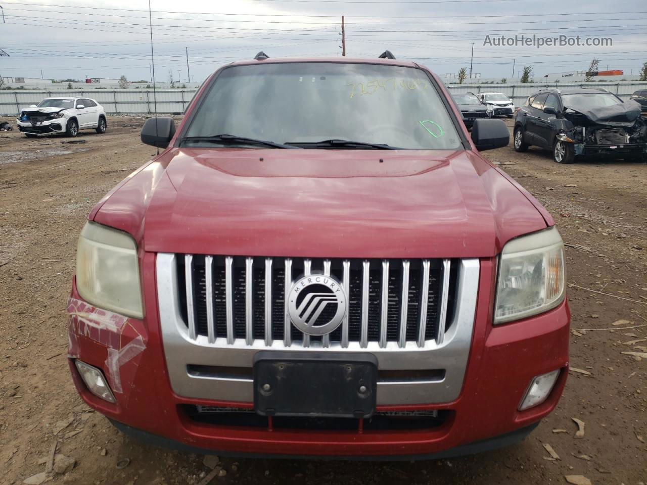 2011 Mercury Mariner  Красный vin: 4M2CN8B71BKJ00732