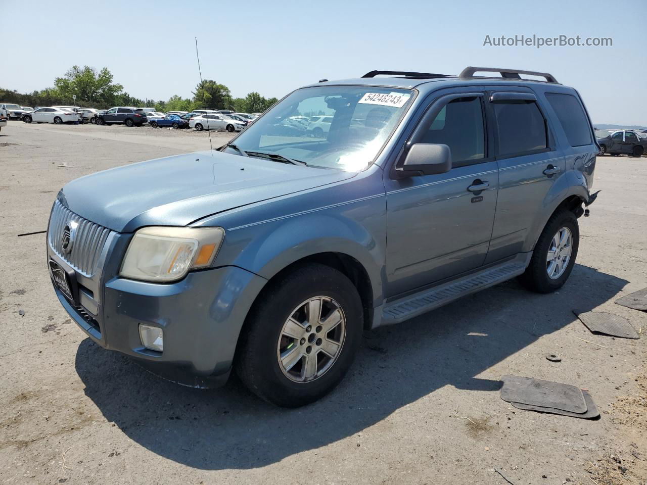 2010 Mercury Mariner  Blue vin: 4M2CN8B72AKJ08739