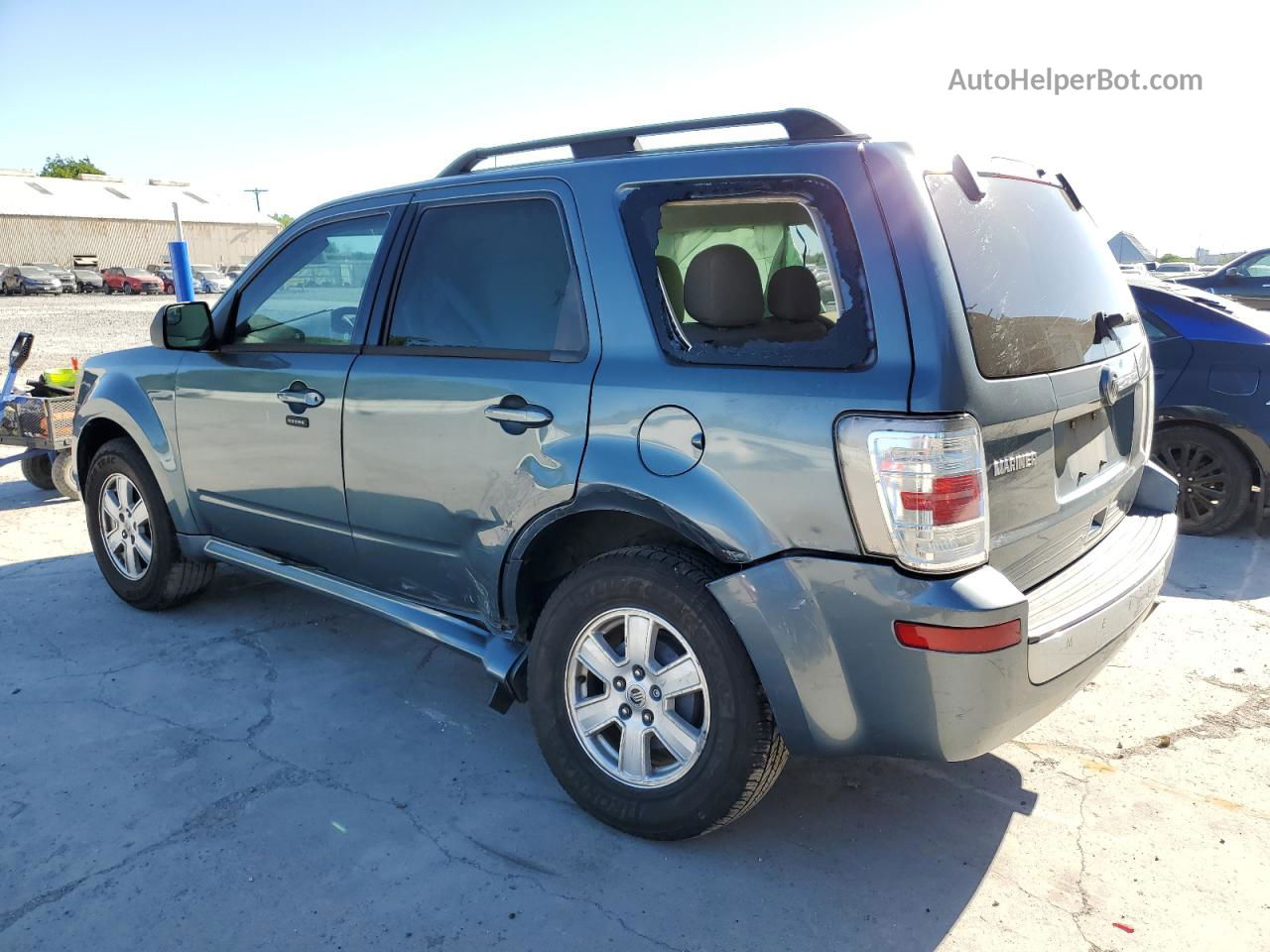 2010 Mercury Mariner  Blue vin: 4M2CN8B72AKJ22639