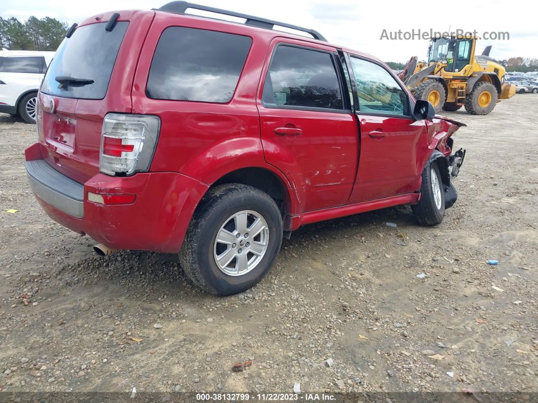 2010 Mercury Mariner Red vin: 4M2CN8B72AKJ23175