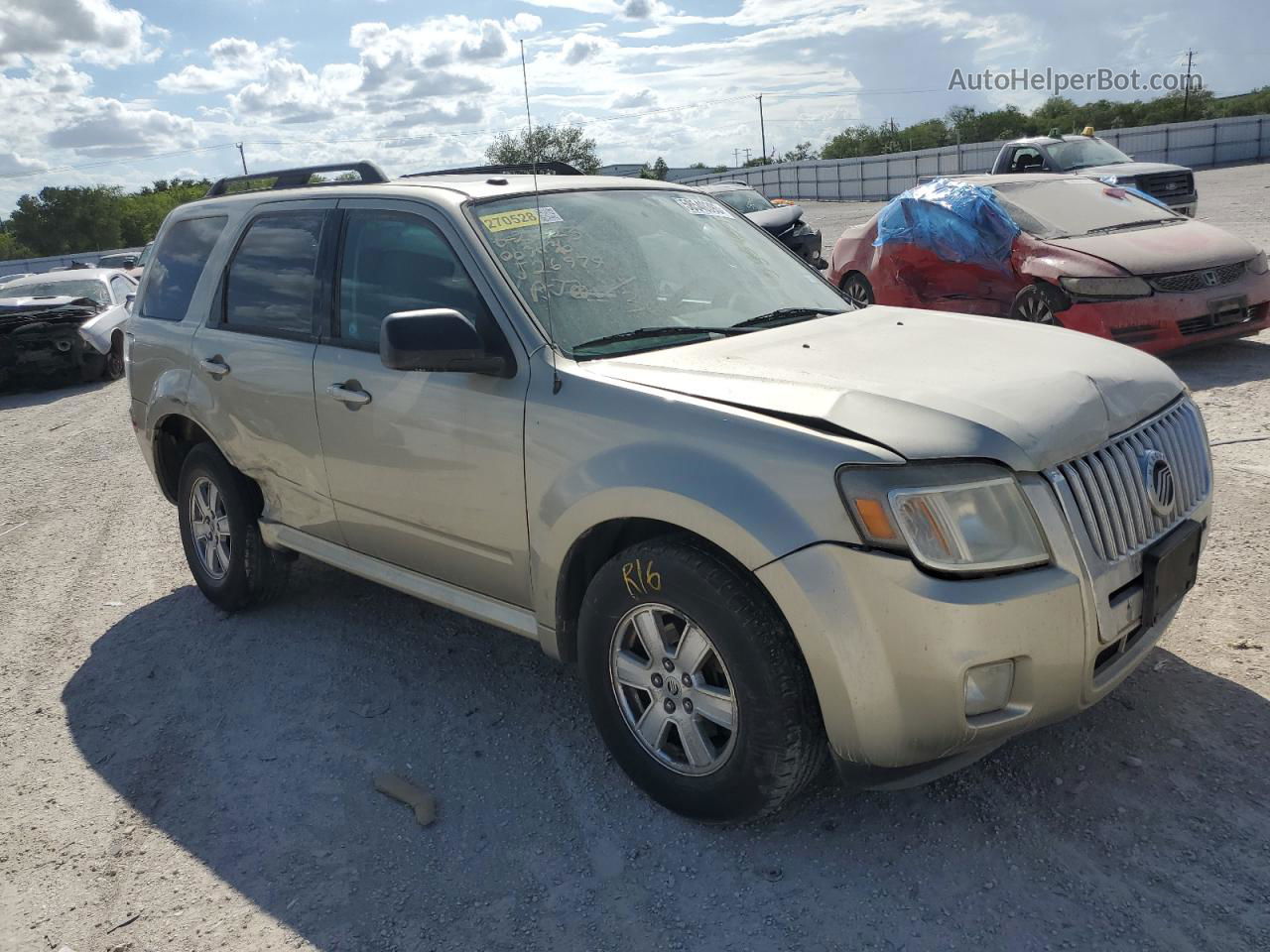 2010 Mercury Mariner  Желто-коричневый vin: 4M2CN8B72AKJ26979