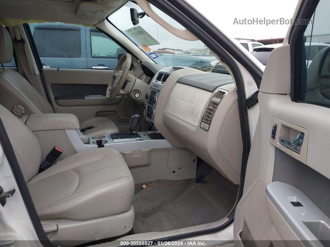 2010 Mercury Mariner   Белый vin: 4M2CN8B73AKJ05557