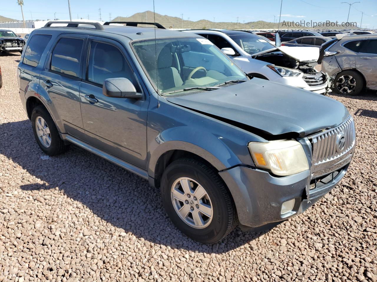 2011 Mercury Mariner  Blue vin: 4M2CN8B73BKJ02448