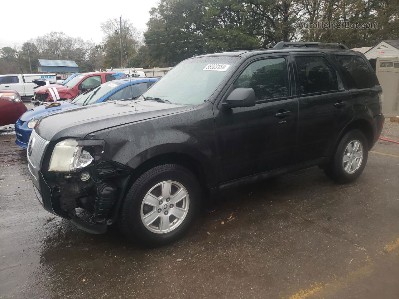 2011 Mercury Mariner  Черный vin: 4M2CN8B73BKJ05592