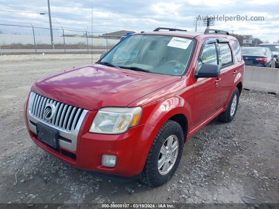 2010 Mercury Mariner   Red vin: 4M2CN8B75AKJ18973