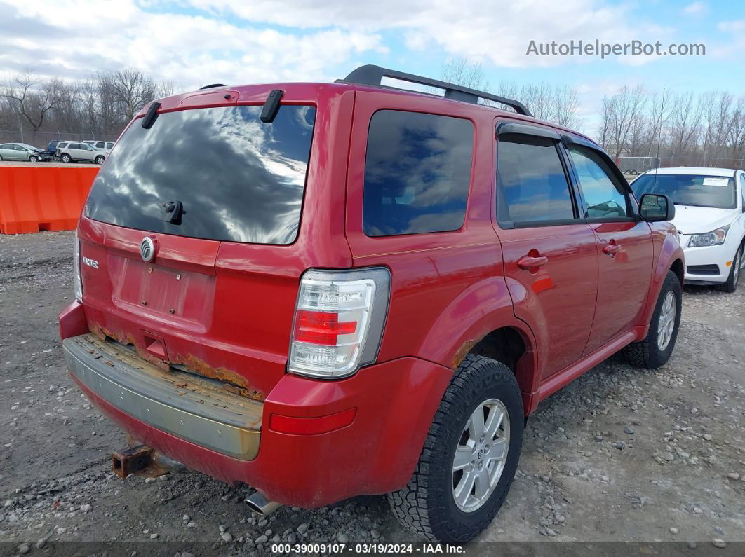 2010 Mercury Mariner   Red vin: 4M2CN8B75AKJ18973