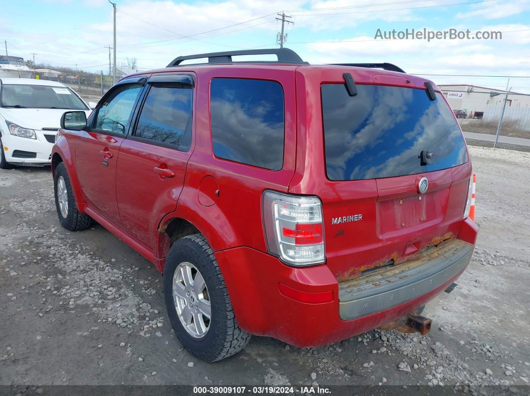 2010 Mercury Mariner   Red vin: 4M2CN8B75AKJ18973