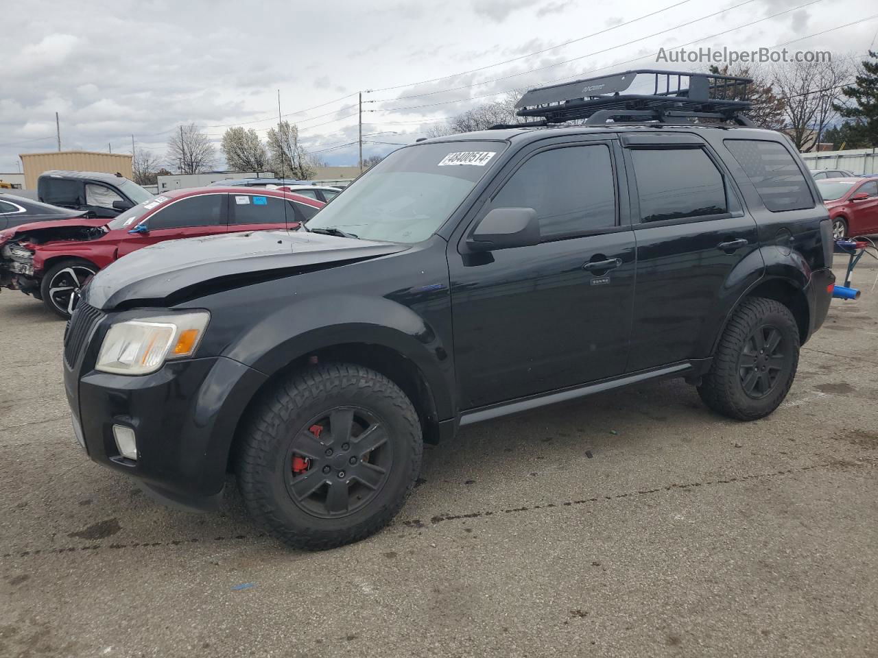 2010 Mercury Mariner  Black vin: 4M2CN8B76AKJ18559