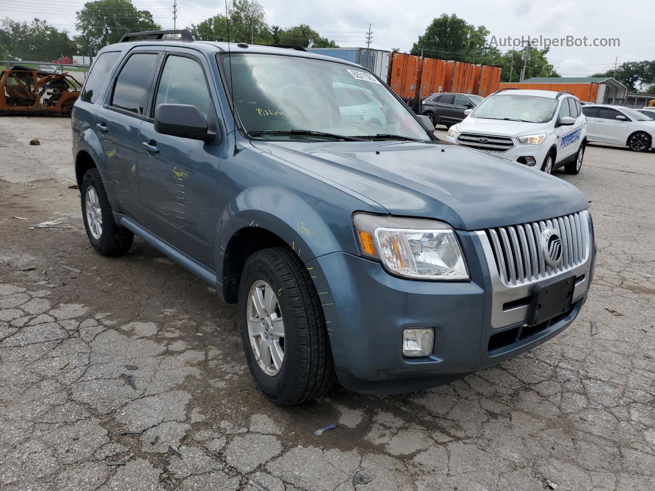 2010 Mercury Mariner  Синий vin: 4M2CN8B76AKJ18562