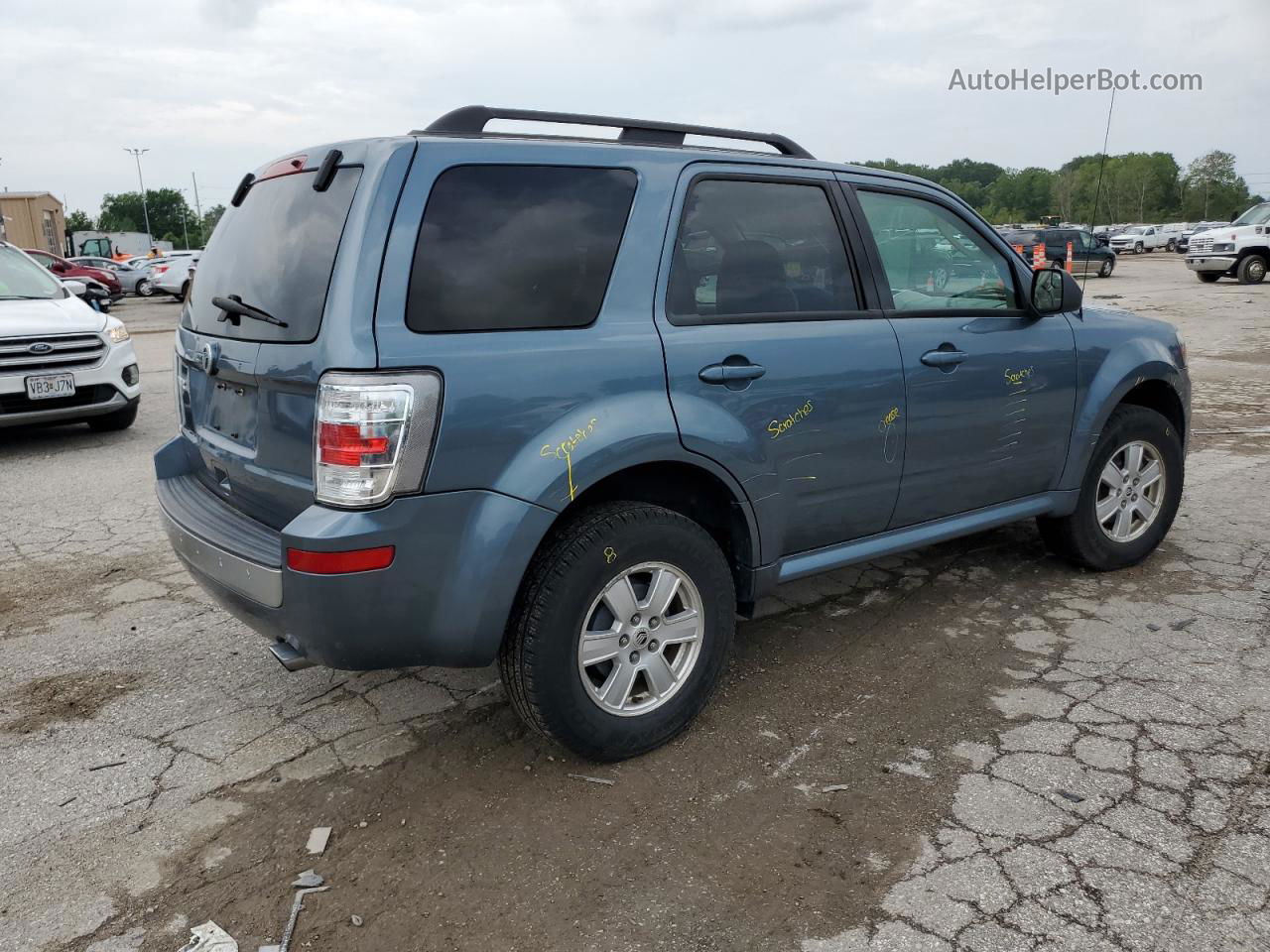 2010 Mercury Mariner  Blue vin: 4M2CN8B76AKJ18562