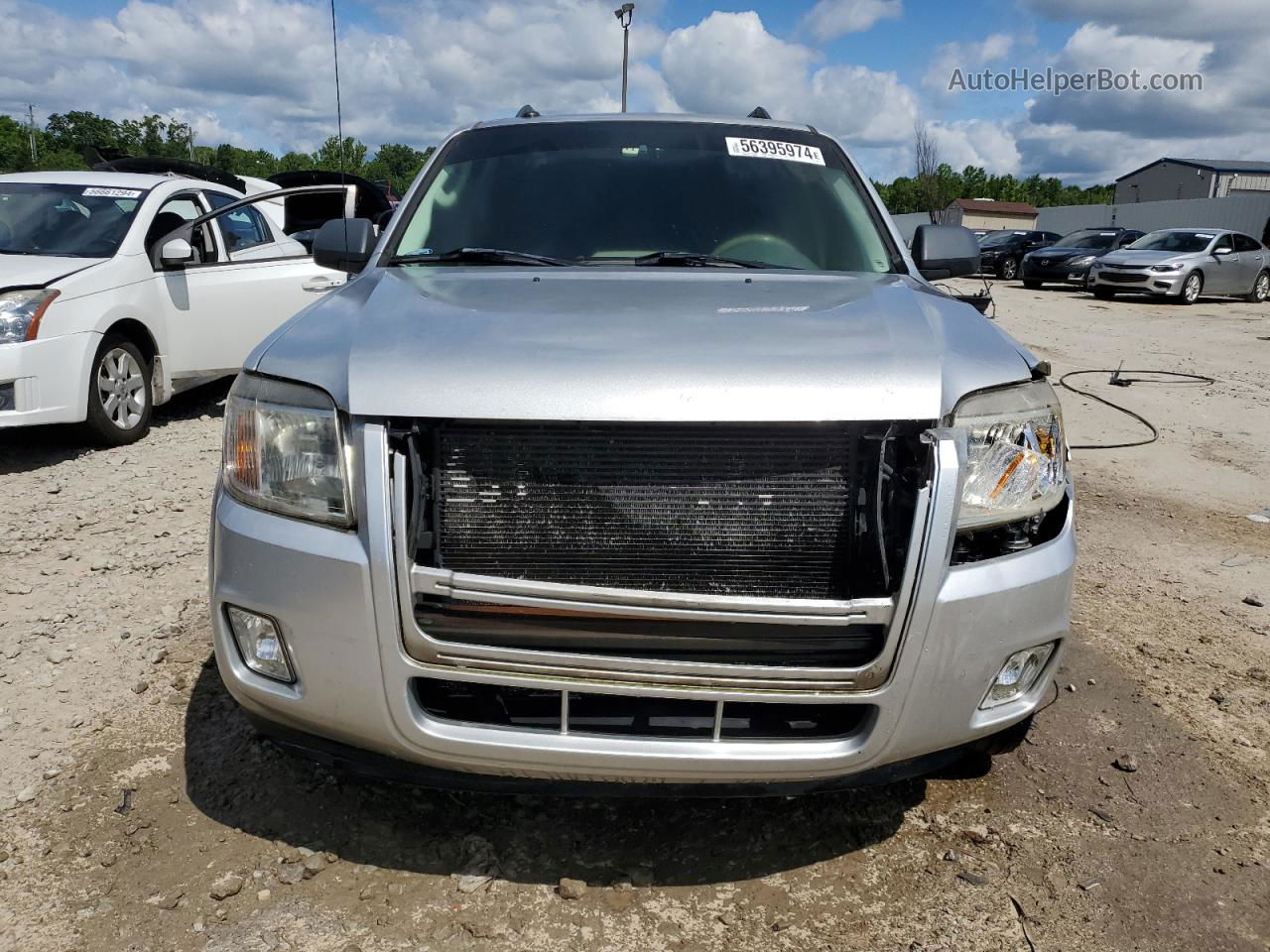 2010 Mercury Mariner  Silver vin: 4M2CN8B77AKJ06209