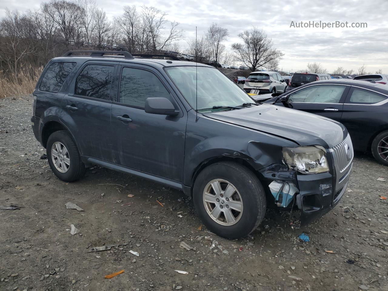 2010 Mercury Mariner  Серый vin: 4M2CN8B77AKJ22376