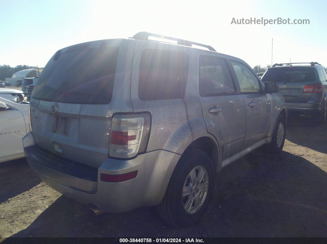 2010 Mercury Mariner   Silver vin: 4M2CN8B77AKJ23155