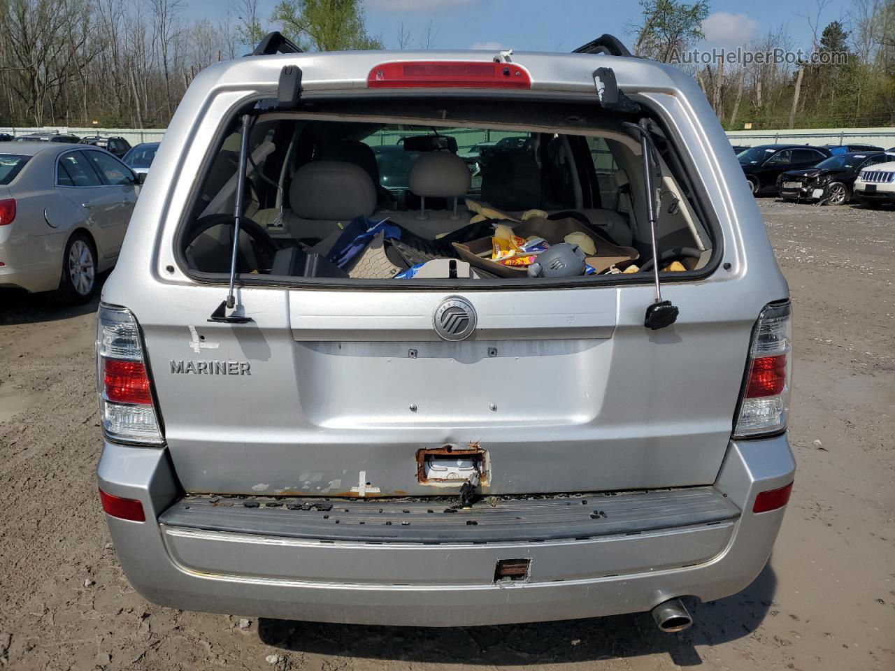 2010 Mercury Mariner  Silver vin: 4M2CN8B78AKJ15971