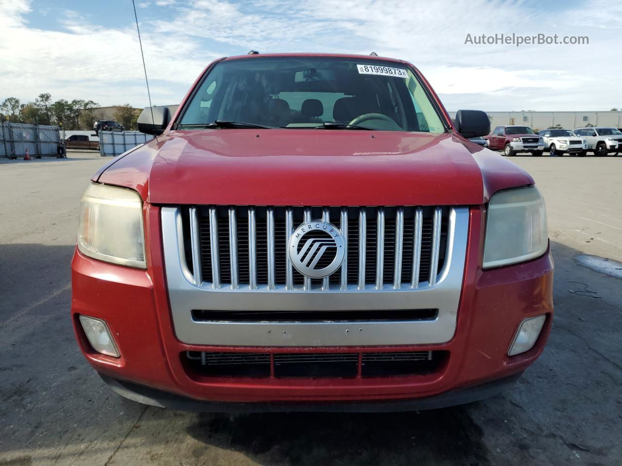 2010 Mercury Mariner  Maroon vin: 4M2CN8B78AKJ26081