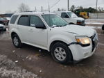 2011 Mercury Mariner  White vin: 4M2CN8B79BKJ02809