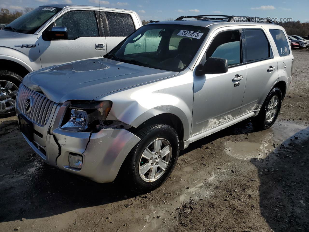 2010 Mercury Mariner  Серебряный vin: 4M2CN8BG0AKJ10716