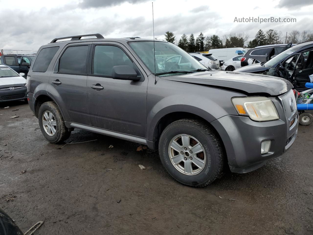 2010 Mercury Mariner  Серый vin: 4M2CN8BG1AKJ17870