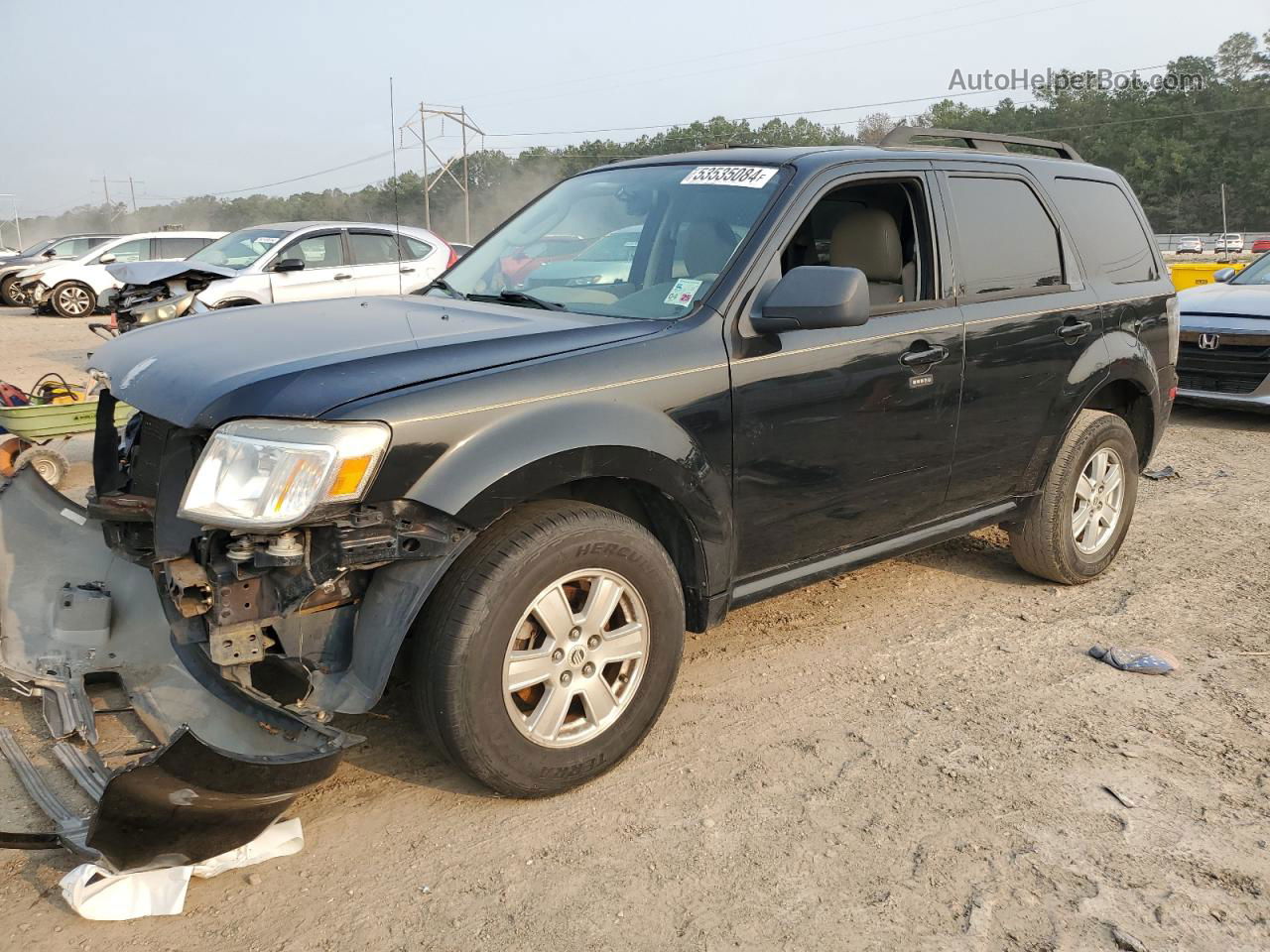 2010 Mercury Mariner  Черный vin: 4M2CN8BG2AKJ12161