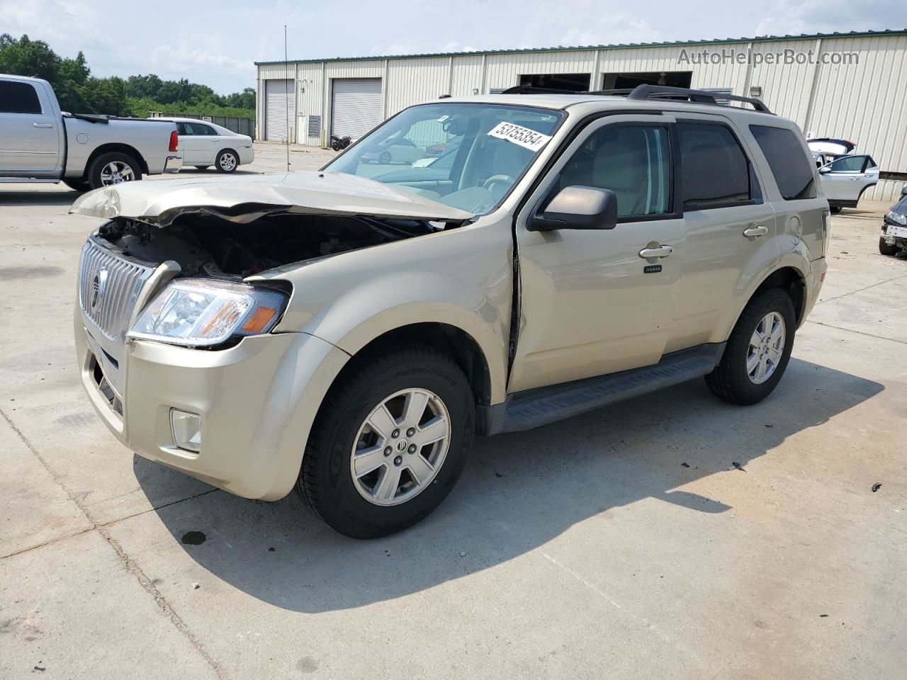 2010 Mercury Mariner  Золотой vin: 4M2CN8BG2AKJ22365