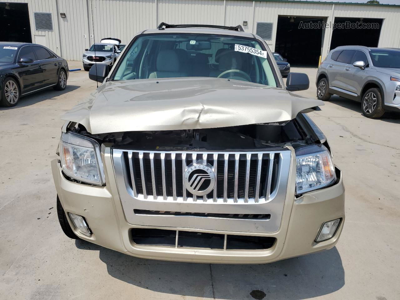 2010 Mercury Mariner  Gold vin: 4M2CN8BG2AKJ22365