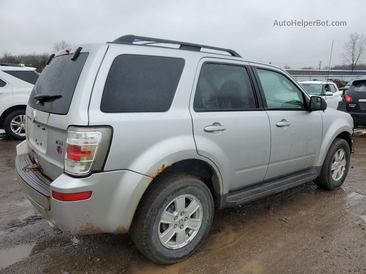 2010 Mercury Mariner  Silver vin: 4M2CN8BG8AKJ01679