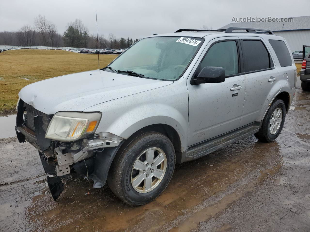 2010 Mercury Mariner  Silver vin: 4M2CN8BG8AKJ01679