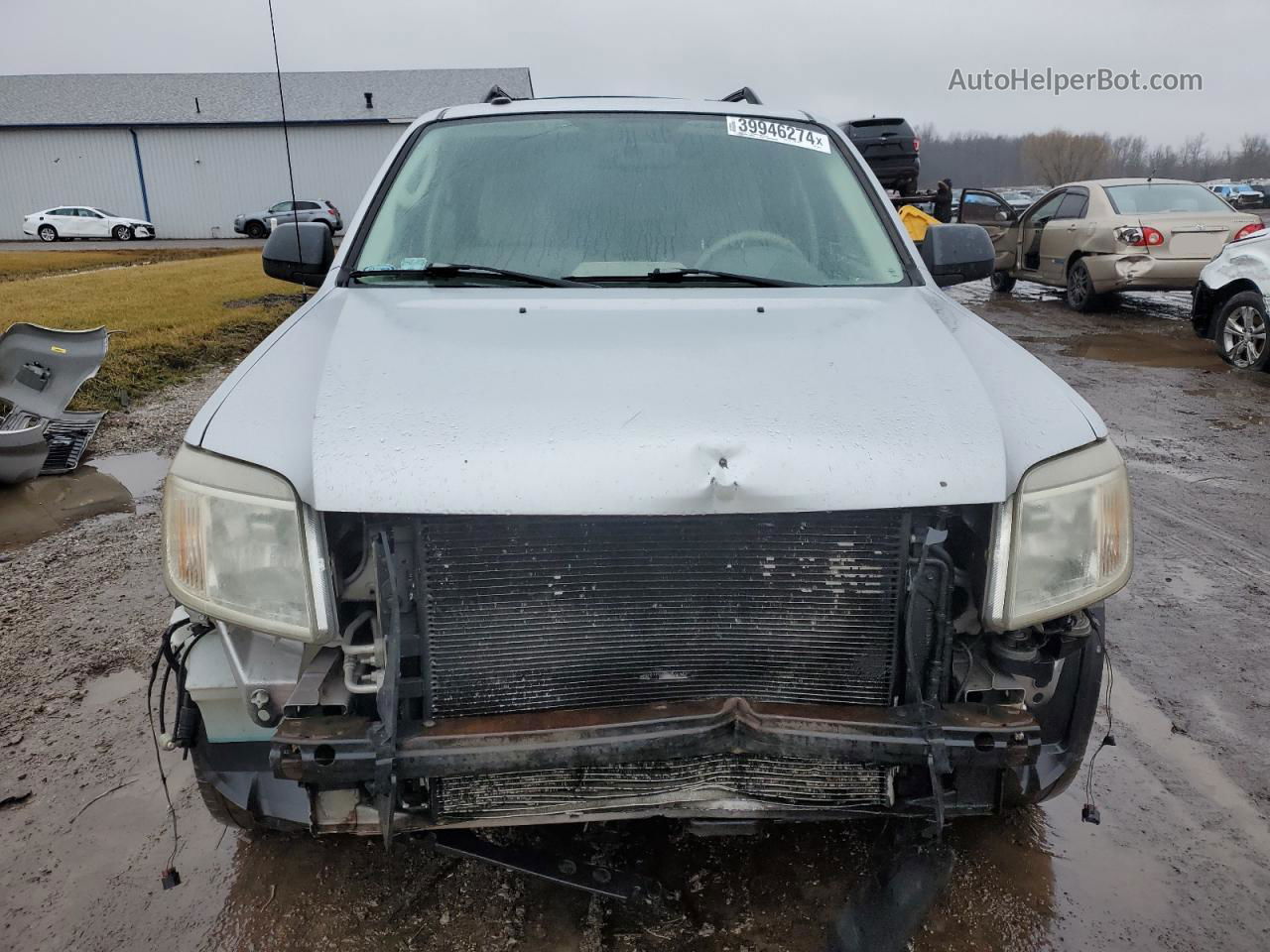 2010 Mercury Mariner  Silver vin: 4M2CN8BG8AKJ01679