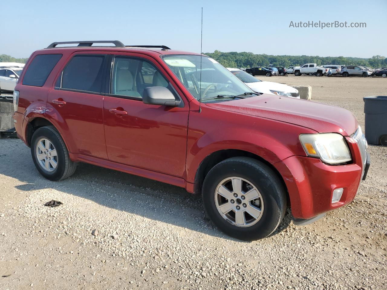 2010 Mercury Mariner  Maroon vin: 4M2CN8BGXAKJ03921