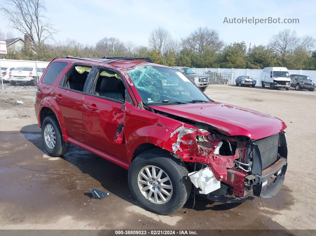 2010 Mercury Mariner Premier Красный vin: 4M2CN8H70AKJ03482