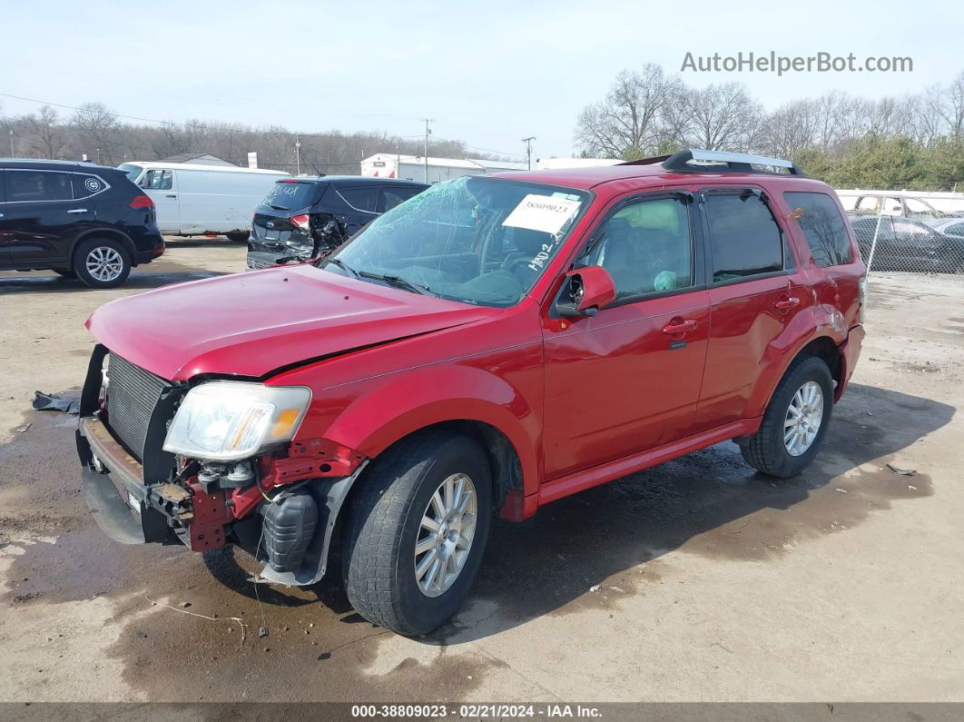 2010 Mercury Mariner Premier Red vin: 4M2CN8H70AKJ03482