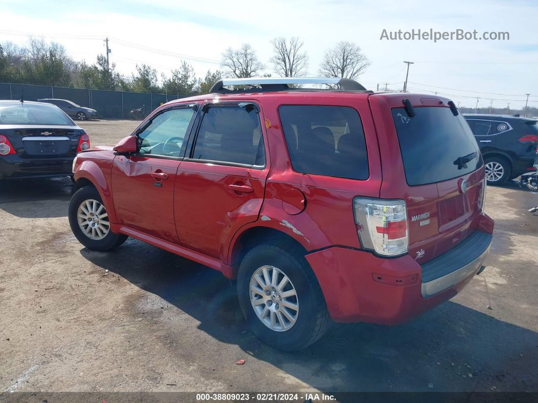 2010 Mercury Mariner Premier Red vin: 4M2CN8H70AKJ03482