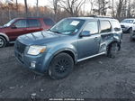 2010 Mercury Mariner Premier Light Blue vin: 4M2CN8H70AKJ18886