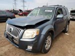 2010 Mercury Mariner Premier Blue vin: 4M2CN8H70AKJ28415