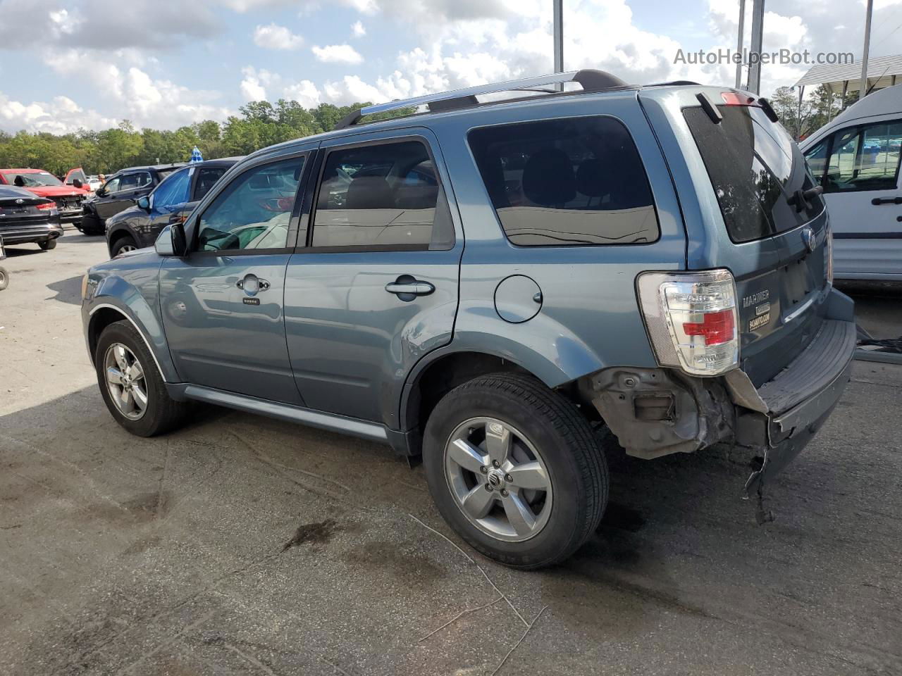 2011 Mercury Mariner Premier Синий vin: 4M2CN8H73BKJ02876