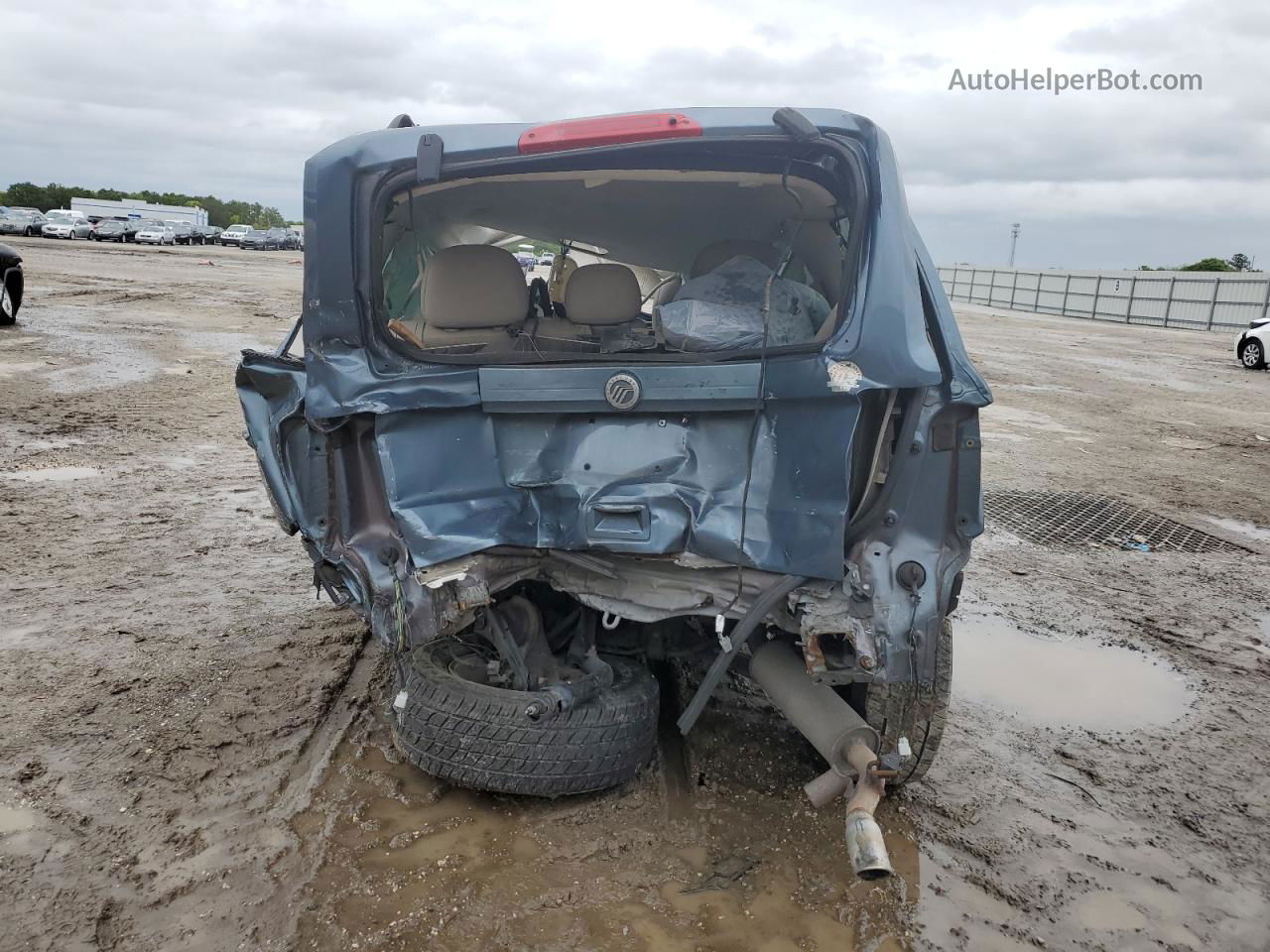 2011 Mercury Mariner Premier Blue vin: 4M2CN8H73BKJ06846