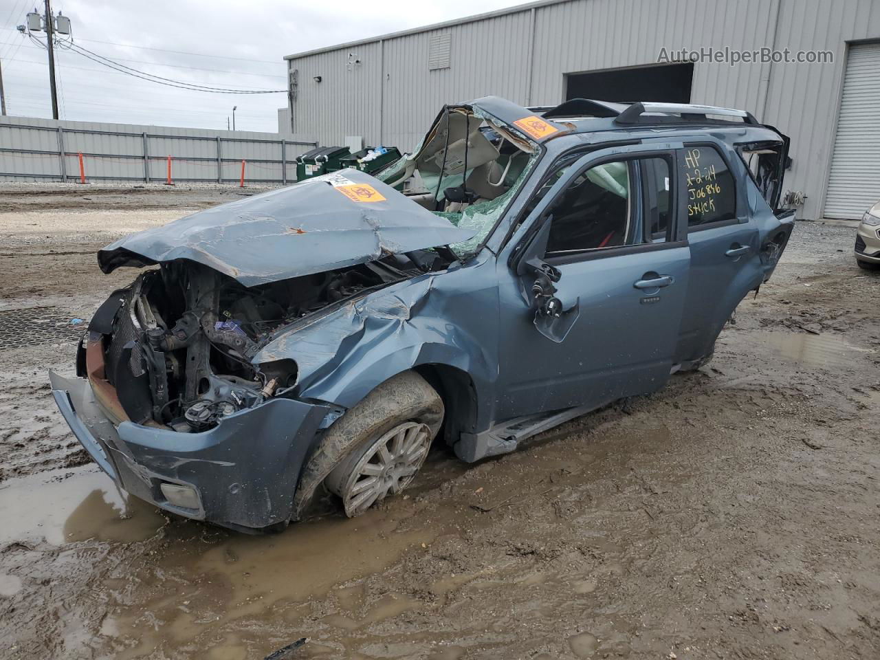 2011 Mercury Mariner Premier Blue vin: 4M2CN8H73BKJ06846