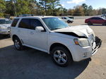 2010 Mercury Mariner Premier White vin: 4M2CN8H75AKJ10105