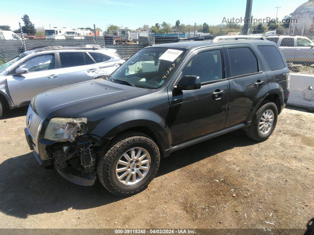 2010 Mercury Mariner Premier Black vin: 4M2CN8H75AKJ19158