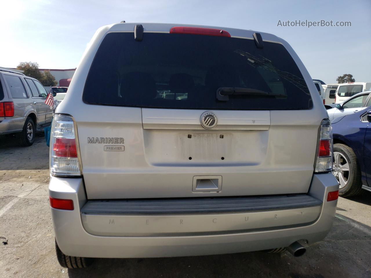 2010 Mercury Mariner Premier Silver vin: 4M2CN8H75AKJ22819