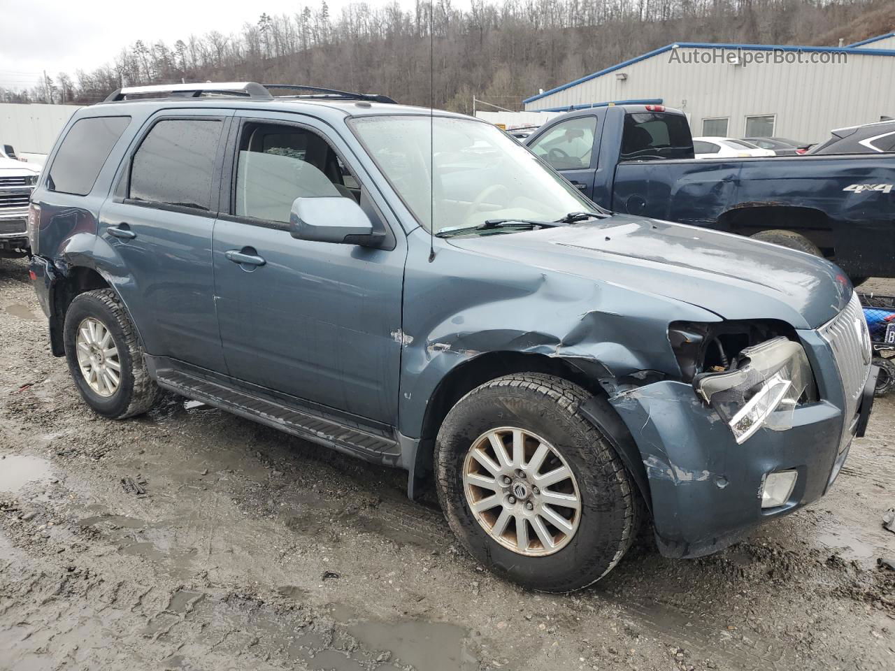 2011 Mercury Mariner Premier Синий vin: 4M2CN8H75BKJ05567